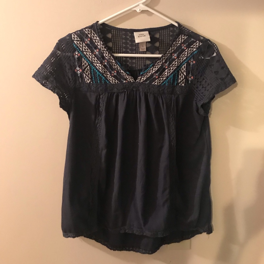 🛍 Knox Rose Navy Top